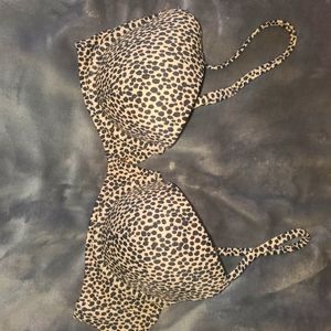 Cheetah bikini top size 34C
